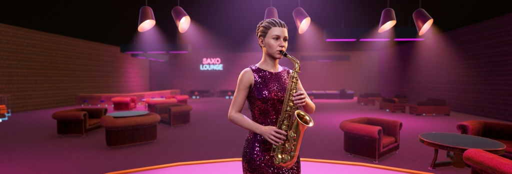 Liplick character from Deadly Sting game, a mysterious phone caller who connects Lipstick with the player